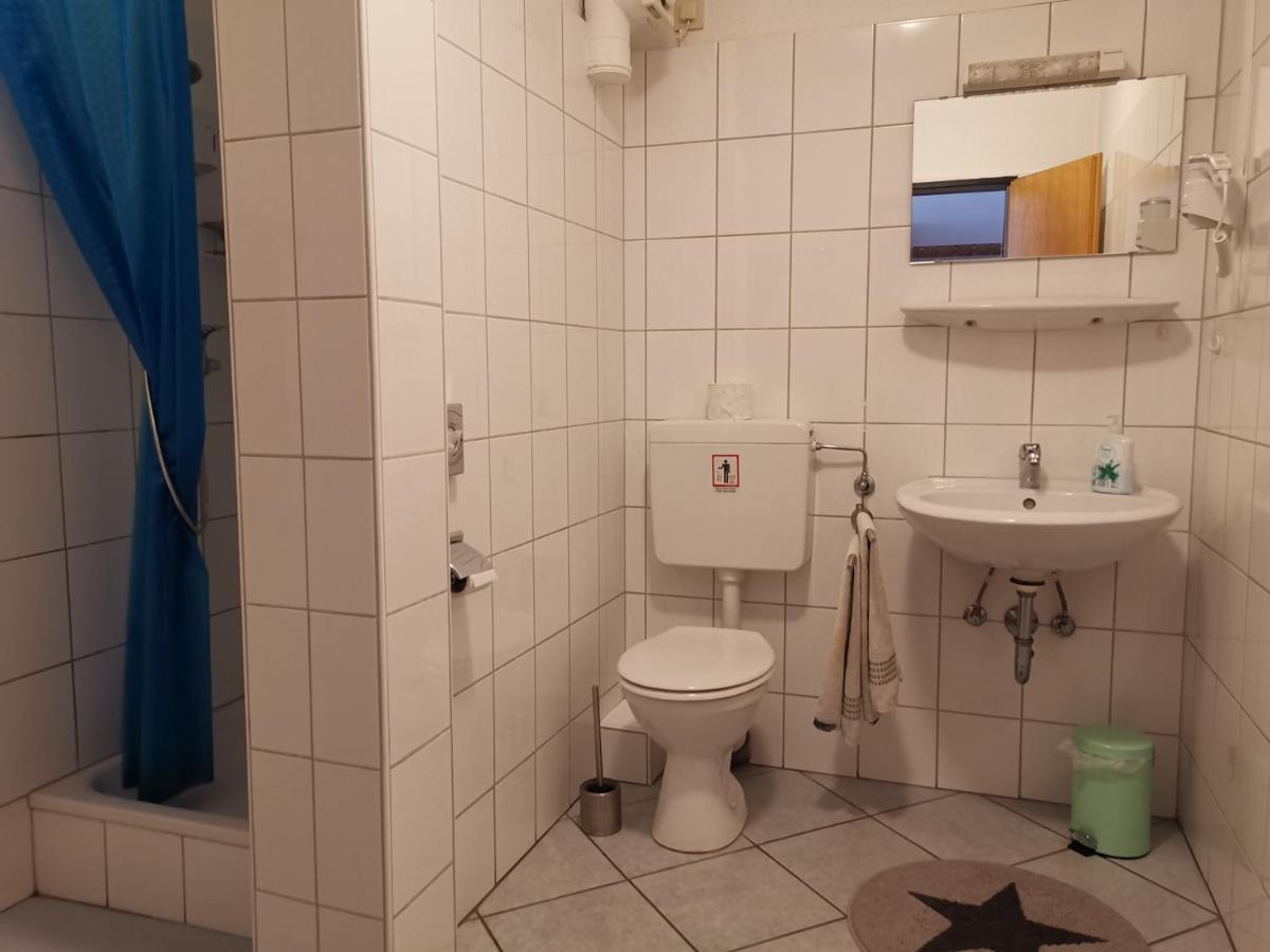 Hotel-Pension Zum Hirsch 하터쉐임 외부 사진