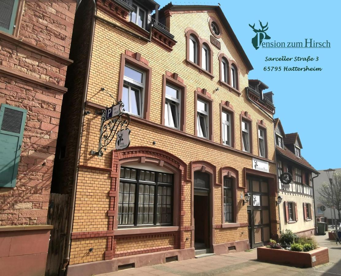 Hotel-Pension Zum Hirsch 하터쉐임 외부 사진