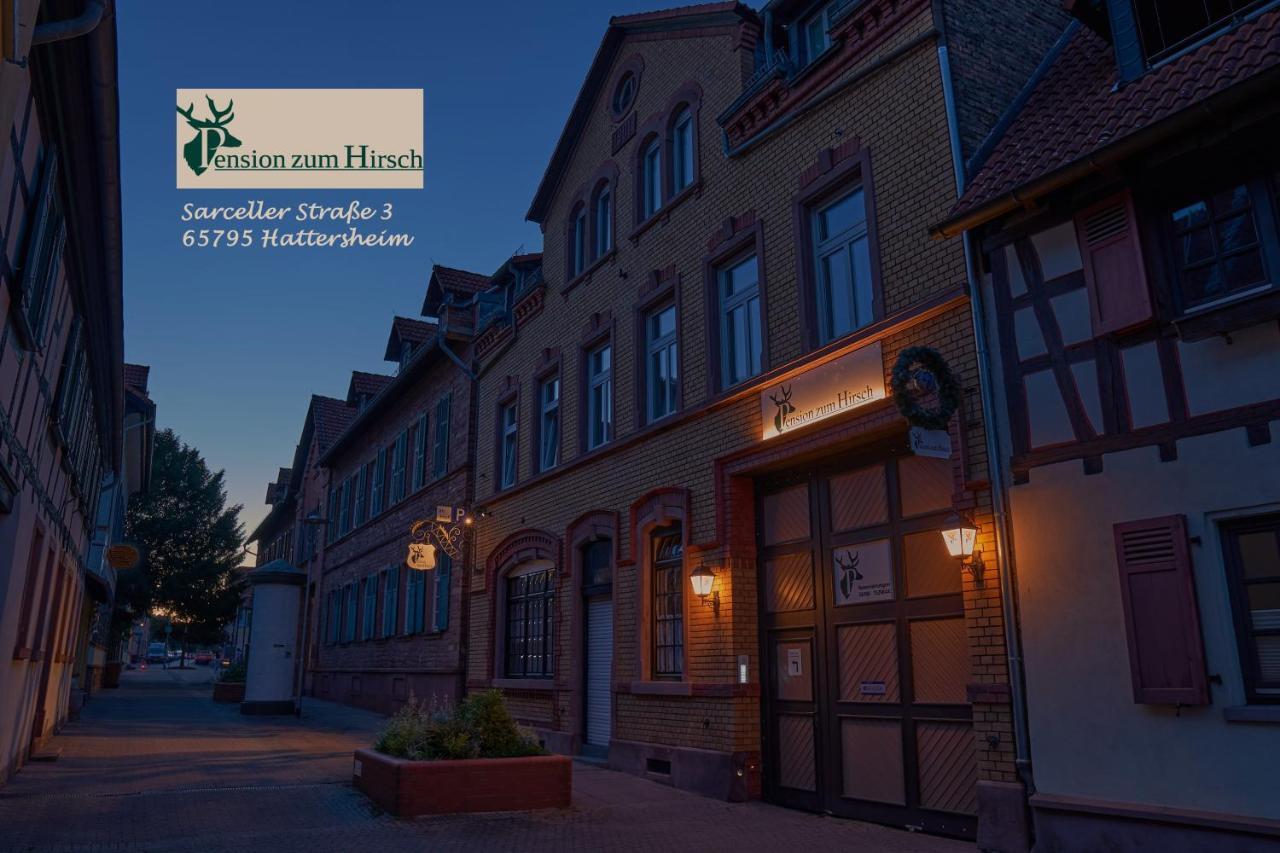 Hotel-Pension Zum Hirsch 하터쉐임 외부 사진